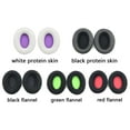 thumbnail image 2 of 1Pair Replacement Sponge Earmuffs Soft Ear Cushion Ear Pads Headphones Accessories Earbuds Cover BLACK PROTEIN SKIN, 2 of 8