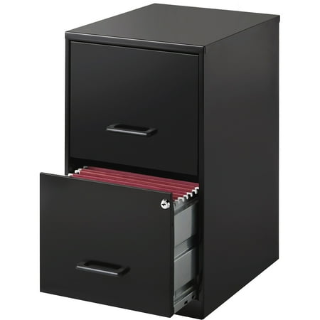 Five Drawer Steel Flat Files - (Set of 2) Lorell 2 Drawers Vertical Steel Lockable Filing Cabinet, Black