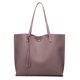 thumbnail image 1 of Dreubea Bolso de hombro de piel sintética suave para mujer, bolso de mano con borlas de gran capacidad, 1 of 5