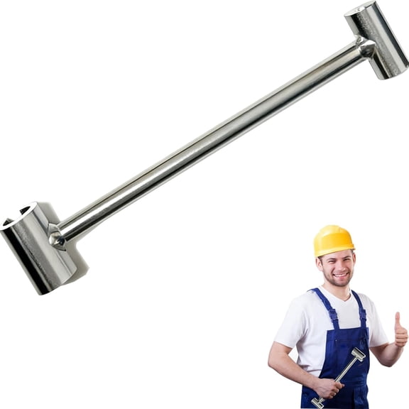 Door Hinge Gap Adjusting Wrench Tool, Upgraded Rolled Steel Door Hinges Adjustment Tool, Gap Adjusting Wrench, Rust-Proof Door Jamb Hinge Jig for Residential, Fire Doors, Light Sliver