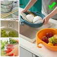 BINGLI Kitchen Sink Drain Basket Drain Rack Multifunctional Hanging