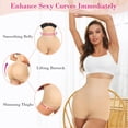thumbnail image 2 of Butt Lifter Padded Shapewear High Waist Hip Enhancer Pads Shorts Women Seamless Underwear Tummy Control Panty, 2 of 6