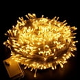 thumbnail image 4 of Cadena de luces LED Navidad boda fiesta hadas cadena luces función de memoria blanco cálido brillar Electrónica, 4 of 5