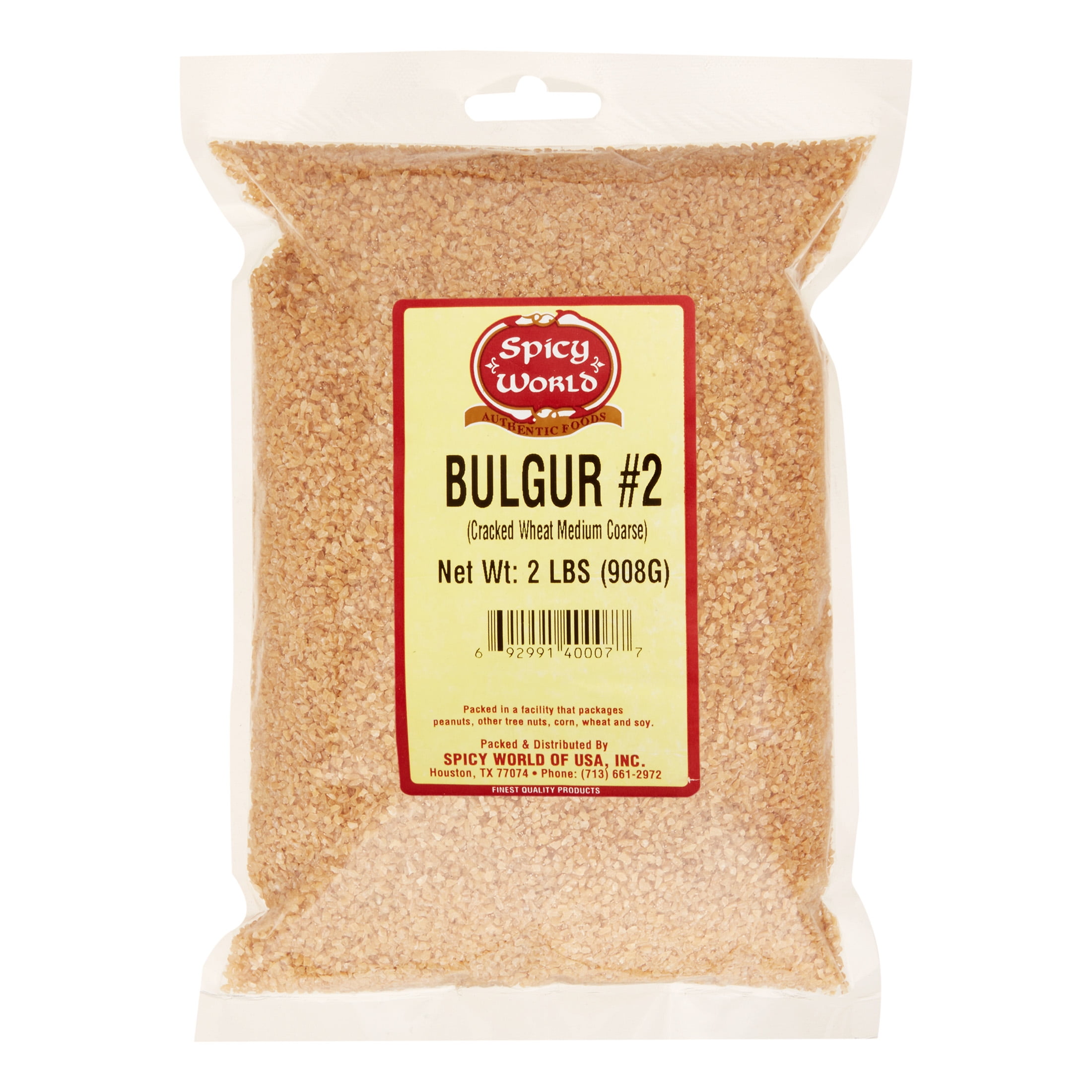 Spicy World Bulgur Cracked Wheat Medium #2, 2 Lb - Walmart.com