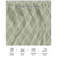 thumbnail image 5 of Sage Green Stripes Wrap Around Bed Skirts for King Bed 16" Drop,Bed Skirt with Adjustable Elastic Belt Dust Ruffle Bed Valance for Bedroom Hotel Simple Geometric Modern Monochrome Bed Frame Cover, 5 of 7