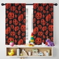 thumbnail image 5 of Blackout Kids Curtains,Halloween Red Pumpkins Pattern Childrens Insulated Curtains Set Of 2,Bedroom Essentials,Toddler Room Decor 42"x54", 5 of 5