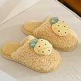 thumbnail image 5 of Vedolay Slippers for Women 2023 Winter Indoor Outdoor Slippers Plush House Shoes Yellow,39, 5 of 5