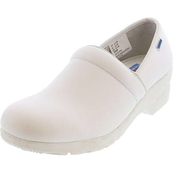 Cherokee Women's Harmony White Ankle-High Leather Slip-On Shoes - 8.5M