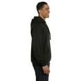thumbnail image 3 of Adult Organic/Recycled Pullover Hooded Sweatshirt - BLACK - 2XL, 3 of 3