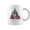 Black, variant on Christmas Holiday Costume Cute Santa Dabbing Coffee Mugs