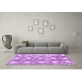 thumbnail image 3 of Ahgly Company Indoor Rectangle Abstract Purple Modern Area Rugs, 2' x 4', 3 of 4