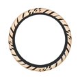 thumbnail image 7 of DouZhe Modern Animal Print Black Yellow Prints Steering Wheel Cover, Universal 15 inch Anti-Slip Odorless Elastic Car Steering Wheels Cover for Women Men, 7 of 7