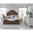 thumbnail image 2 of Glendale Estates Queen Wood Panel Bed in Brown Finish by Pulaski Furniture, 2 of 6