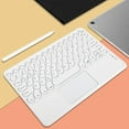 thumbnail image 3 of Dvkptbk Bluetooth Wireless Keyboard, 78-Keys Lightweight Ultra Slim Keyboard with Touchpad, Office School Supplies for Computer, Desktop, PC, Laptop, Tablet, 3 of 5