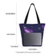 thumbnail image 3 of Fotbe Eggplant Bolsa de Playa con Estampado, Bolsa de Hombro, Bolsa de Mano Espaciosa, Bolsa de Viaje Ligera, Bolsa de Compras Versátil, 3 of 6