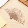 thumbnail image 4 of COOPHYA 4Pcs DIY Fan Making Frame Assorted Color Durable Lightweight Folding Fan Frame for Handmade Crafts, 4 of 8