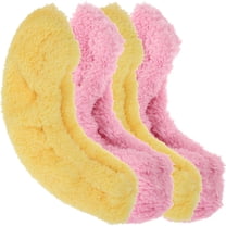 LEORX 2Pairs Green Plush Hockey Skate Blades Covers with Moisture Absorption for Blade Care