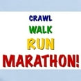 thumbnail image 2 of CafePress - Crawl Walk Run Marathon! Infant Creeper - Baby Light Bodysuit, Size Newborn - 24 Months, 2 of 4