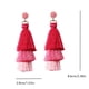 thumbnail image 3 of Pendientes de borlas para el Día de San Valentín, versátiles y a la moda., 3 of 7