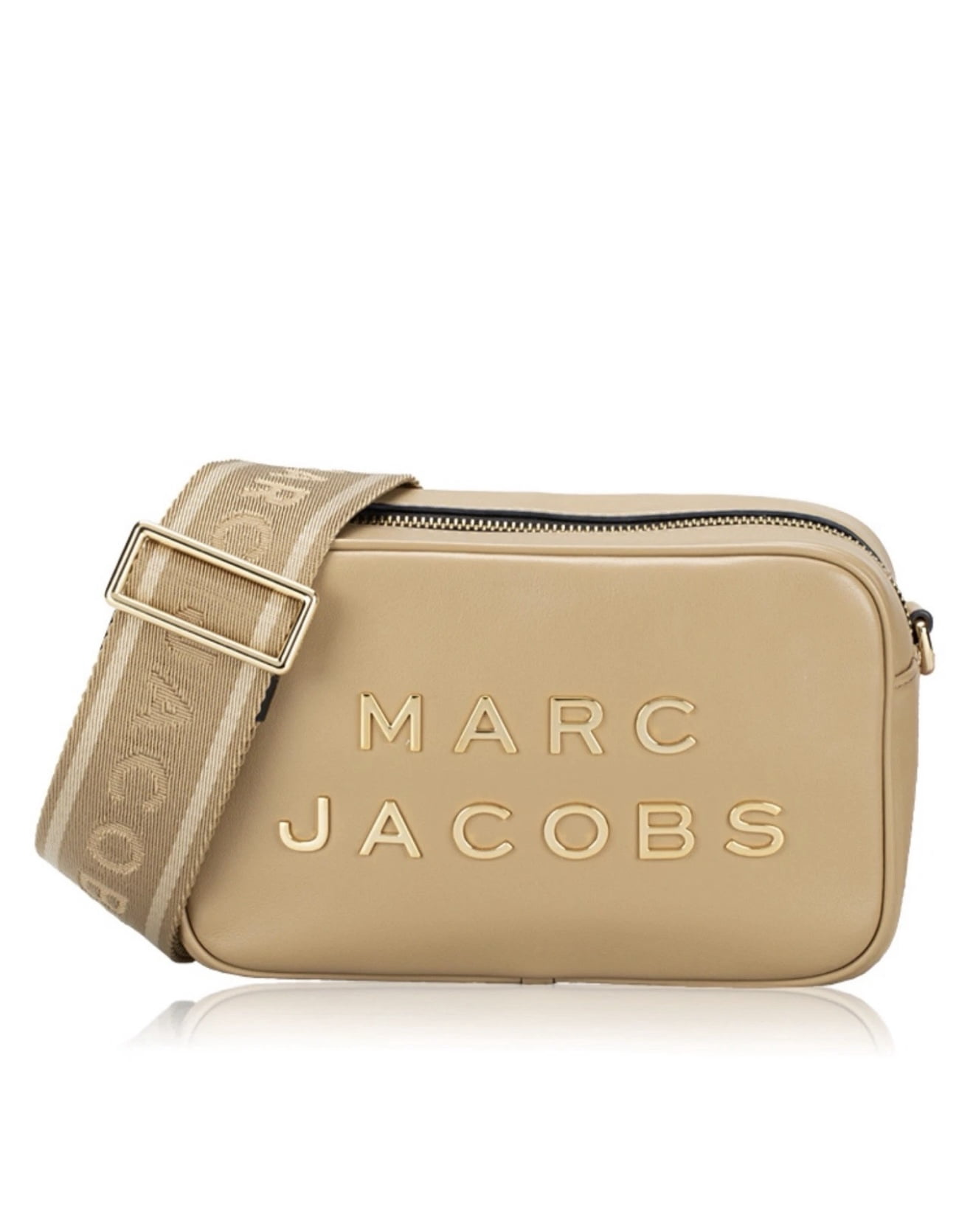 Marc Jacobs Snapshot Crossbody Bag Khaki Multi Saffiano Leather 