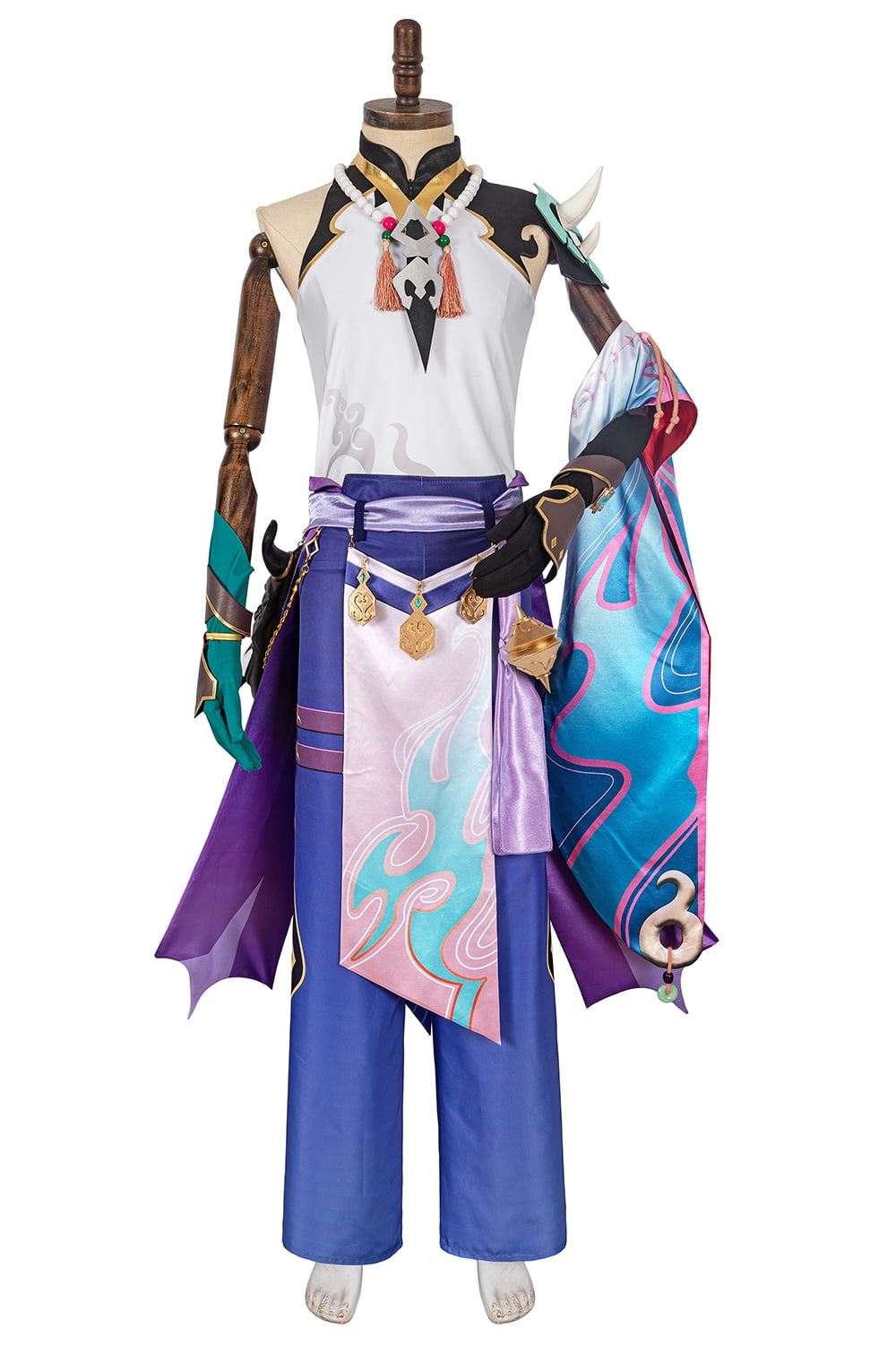 Genshin Impact Xiao Cosplay Costume C00269 - Walmart.com