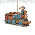 thumbnail image 4 of Christmas Train Wooden Ornaments by G. Debrekht - Christmas Decor - 8100198-3, 4 of 8