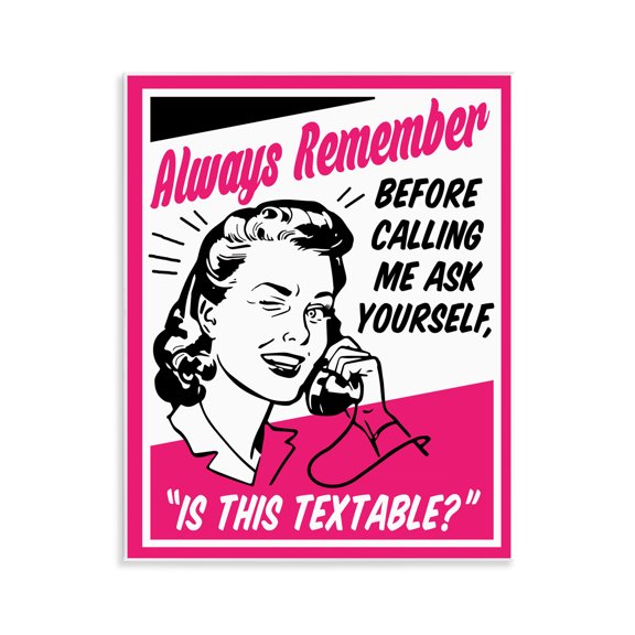 Stupell Industries Traditional Funny Is This Textable Wall Plaque Art, 11 x 14, by Jedco Brands Inc.