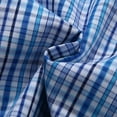 thumbnail image 5 of Hvyesh Men's Casual Plaid Button Down Shirt Cotton Short Sleeve Dress Shirts Regular Fit Cotton Oxford Shirt, 5 of 9