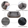 thumbnail image 3 of MesaSe Large Orthopedic Dog Bed with Anti-Slip Bottom  Solid Gray, 3 of 5