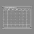 thumbnail image 1 of Fridge Calendar, Clear Acrylic Magnetic Monthly and Weekly Planning Board for Fridge Calendar 40x30cm, 1 of 7