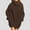 Brown, variant on Heisall Womens Sweaters High Neck Long Sleeve Autumn Winter Casual Fashion Knitwear