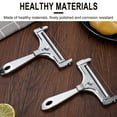 thumbnail image 4 of Manual Cheese Slicer with 2 replacement stainless steel wire slicers, Stainless Steel Cheese Cutter, Wheel, Adjustable Thickness, 4 of 7