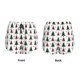thumbnail image 3 of Balery Buffalo Plaid Christmas Trees Pantalones cortos deportivos para mujer con forro y dos bolsillos, elásticos, para entrenamiento, gimnasio, yoga-XX-Large, 3 of 7