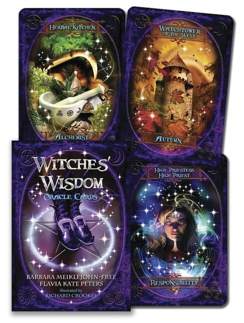 Guidebook Recipes Rituals Wicca Magic Witches Kitchen 48 Oracle Cards 
