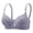 Purple, variant on Gytharion 2PC Women's Plus Size Underwire Underwear Bras Push Up Solid Color Floral Lace Front Bow Adjustable Straps Bras Support Comfort Everyday Bras