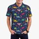 thumbnail image 1 of Fotbe Dinosaur Flowers Camiseta Polo de Golf para Hombre con Estampado – Camisa Deportiva Transpirable con Cuello Abotonado-X-Large, 1 of 6