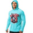 thumbnail image 6 of WELIGU Men's UPF 50+ Sun Protection Hoodie Shirt Long Sleeve SPF Fishing Outdoor UV Hiking Lightweight Shirts Liberty-L, 6 of 6