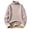 Beige, variant on Men's Turtleneck Sweater Slim Fit Turtle Neck Sweater for Men Long Sleeve Pullover Sweater Thermal Sweater Wine L