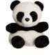 thumbnail image 1 of Palm Pals Bamboo Panda, 5In, Soft Toy, Black & White, 1 of 4