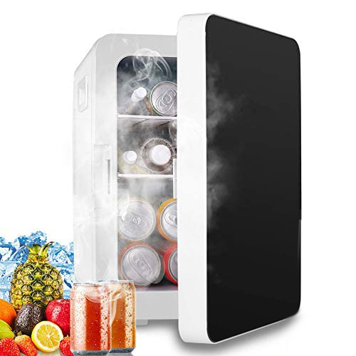 Large Capacity Compact Cooler and Warmer with Digital Thermostat Display Fridge 2 Homes Offices Single Door Mini Fridge Freezer for Cars Road Trips 20L Mini Freezer