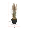thumbnail image 2 of Tall Faux Pampas Grass | 65.6” Tall grass in planter | Vintage Home, 2 of 7
