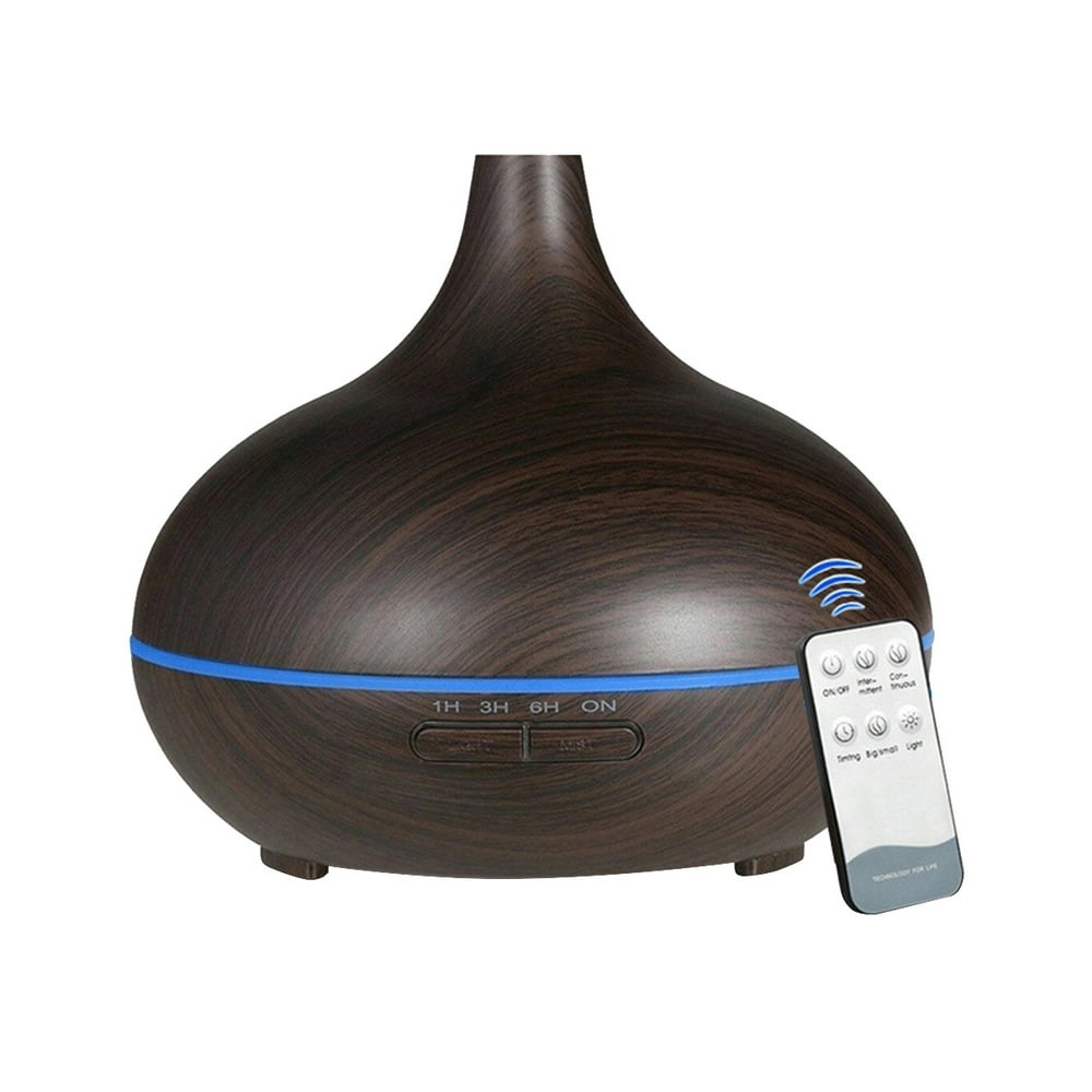400ml Wood Grain Sharp Mouth Essential Oil Diffuser Ultrasonic Cool