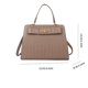 thumbnail image 2 of Bolsa De Hombro Bolso de mano para mujer, diseño de cocodrilo, bolsos tipo satchel de cuero PU, elegante embrague (caqui) Likrtyny Para Estrenar, 2 of 3