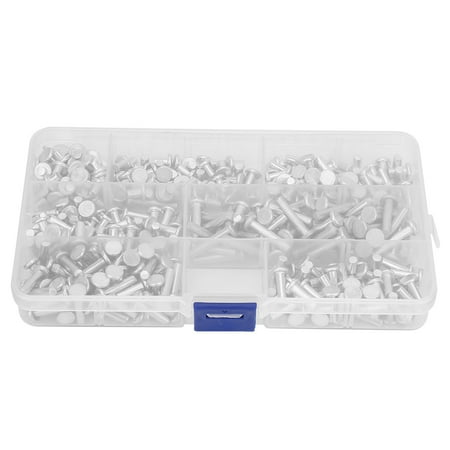 Solid Structure Flat Head Solid Rivet, M4 Lat Head Solid Aluminum Rivet ...