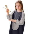 thumbnail image 2 of MUXiin Art Smock For Kids 6-8,Children's Painting Apron, Waterproof Painting Coat, Adjustable Craft Apron, Long Sleeves for 5-11 Years, Boys and Girls, for School Art, 2 of 6