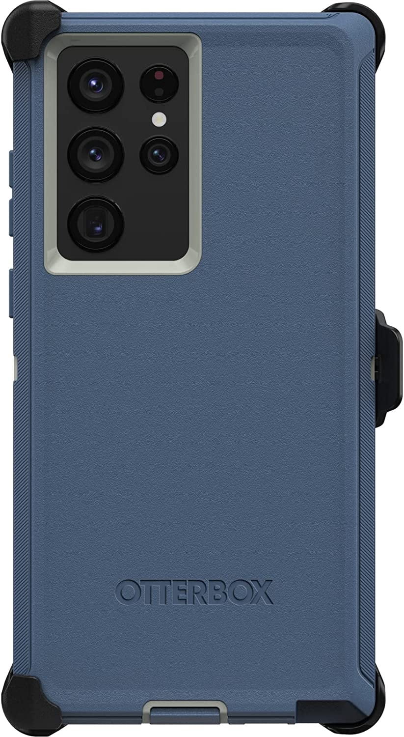 OtterBox 77-86374 Plastic Cell Phone Case with Holster Clip Kickstand for Samsung, Blue