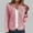 Pink, variant on Zip Up Hoodie Sevevn Women's Waffle Hoodies Sweatshirt Long Sleeve Drawstring Pockets Casual Zipper Jacket