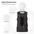 thumbnail image 3 of Pofeuu Black Spider On Web 1 Print Basketball Jersey, Shirts for Men Youth Basketball Jersey Crew Neck-XX-Large, 3 of 6
