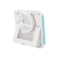 thumbnail image 3 of La Crosse Technology 515-1912-INT Splash-Proof Shower Cube Atomic Clock with Temperature & Humidity, 4.92" L x 1.36" W x 5.12" H, White, 3 of 5