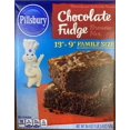 thumbnail image 2 of 2x Pillsbury CHOCOLATE FUDGE 13" X 9" Family size Brownie Mix 18.4 oz Box 2 PACK, 2 of 4